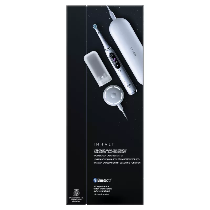 Oral-B iO Series 10 Pieaugušo rotējošā-oscillējošā zobu birste Balta