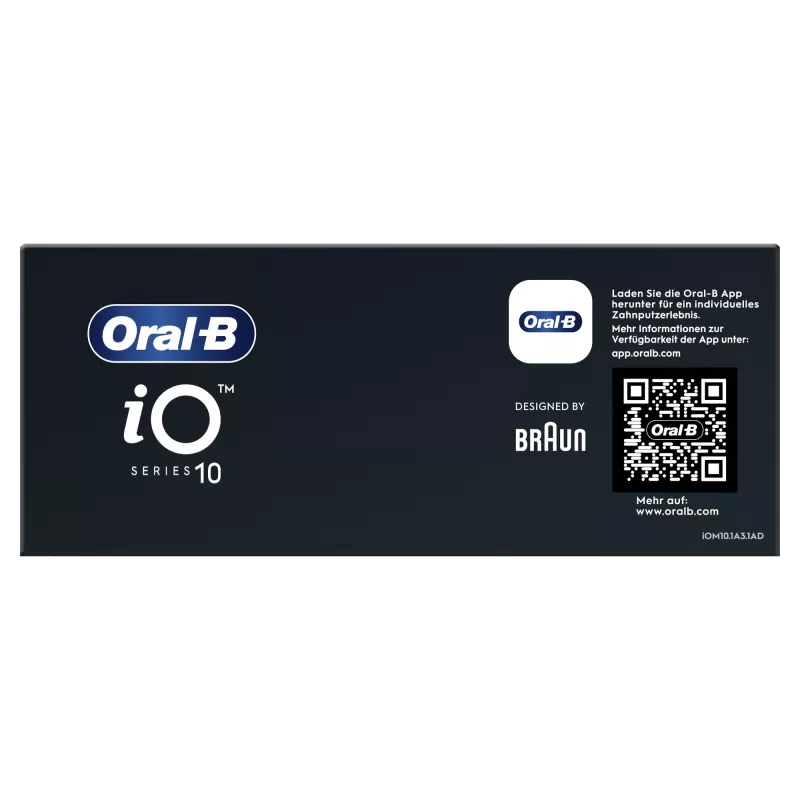 Oral-B iO Series 10 Pieaugušo rotējošā-oscillējošā zobu birste Balta