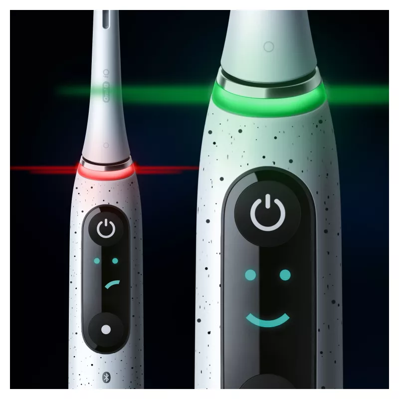 Oral-B iO Series 10 Pieaugušo rotējošā-oscillējošā zobu birste Balta