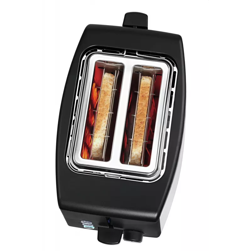 Toasteris WMF Bueno 0414110011, 2 šķēles, 800 W, melns/sudrabs
