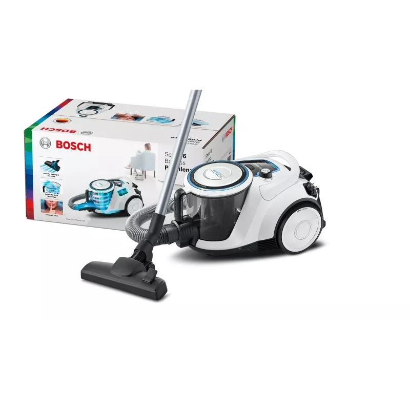 Bosch Serie 6 BGC41LSIL putekļsūcējs 600 W 2.4 L bezmaiss