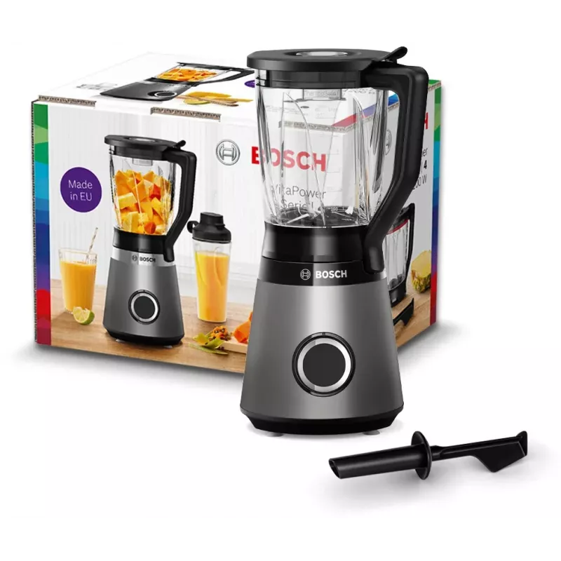 Bosch MMB6172SN blenderis 1.5 L 1200 W Melns, Nerūsējošs tērauds