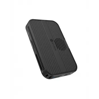 ICY BOX IB-DK4071M-CU31 USB 3.2 Gen 2 (3.1 Gen 1) Type-C Melns