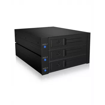 ICY BOX IB-573SSK-12G 8.89 cm (3.5 collu) aizmugurplāksne Melna