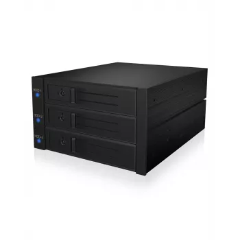 ICY BOX IB-573SSK-12G 8.89 cm (3.5 collu) aizmugurplāksne Melna