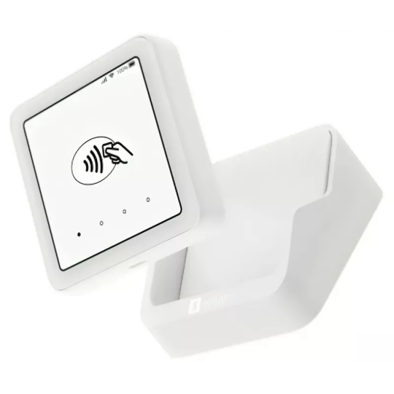 SumUp Solo viedais karšu lasītājs ar bateriju un Wi-Fi, balts