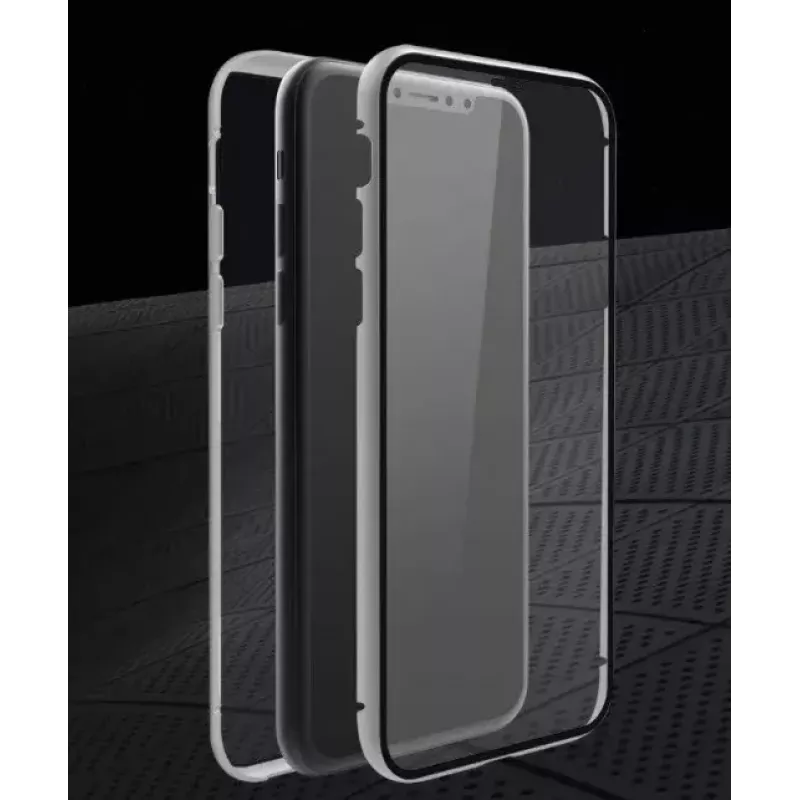 Hama 360° Glass vāciņš iPhone 13 15,5 cm (6,1 collas) Sudrabs, Caurspīdīgs