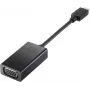 HP USB-C uz VGA adapteris, melns