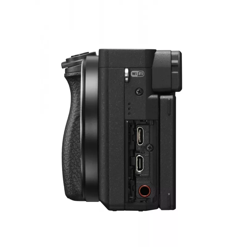 Sony α 6400 + SEL18135 bezspoguļa kamera 24,2 MP CMOS 6000 x 4000 pikseļi Melna