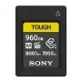 CFexpress Type A atmiņas karte Sony CEA-M960T — 960 GB, lasīšana 800 MB/s, rakstīšana 700 MB/s, putekļu/triecienu/mitruma izturīga