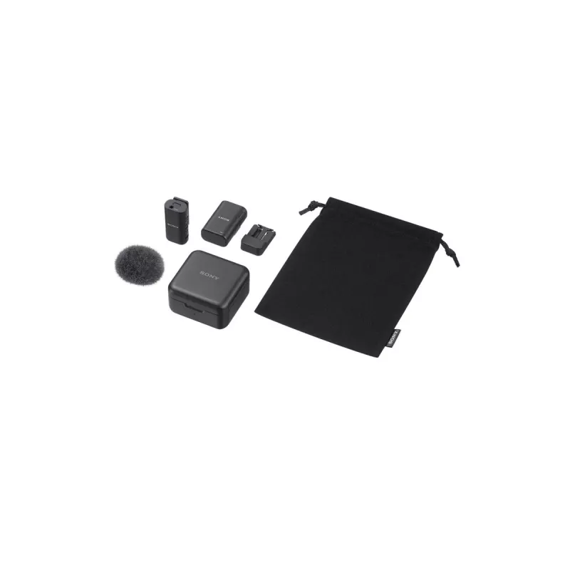 Sony ECM-W3S Melns bezvadu mikrofons kamerai