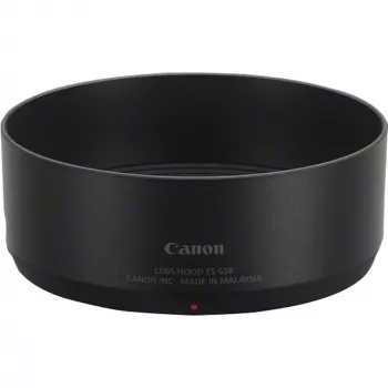 Lēcas kapuce Canon ES-65B RF50mm F1.8 STM — apaļa, melna