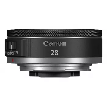 Canon platleņķa RF 28 mm F2.8 STM objektīvs, melns