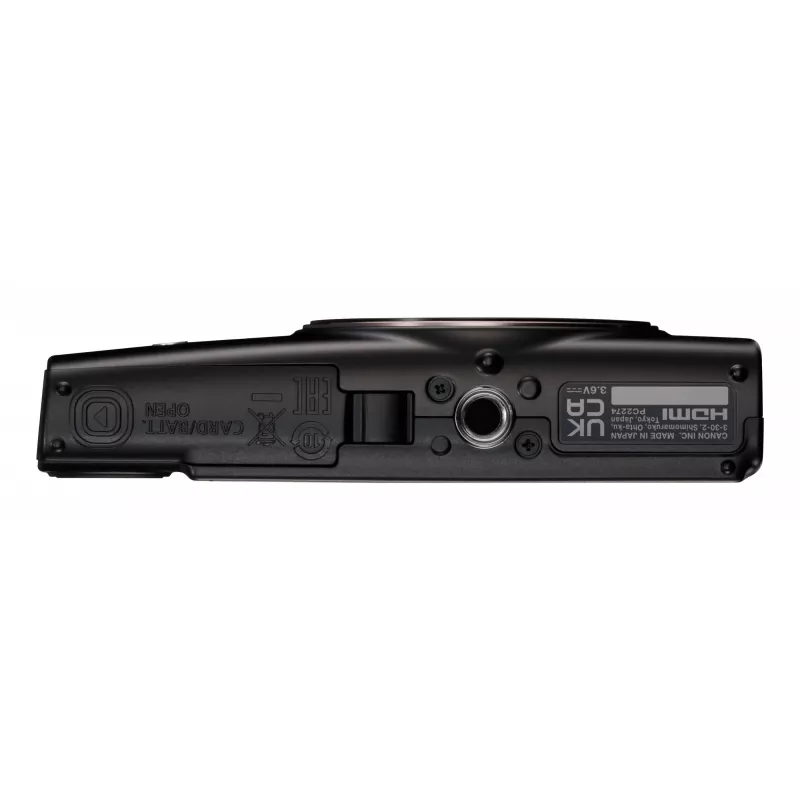 Canon Digital IXUS 285 HS A kompaktkamera 20.2 MP CMOS 12x optiskais tālummaiņas objektīvs Melna