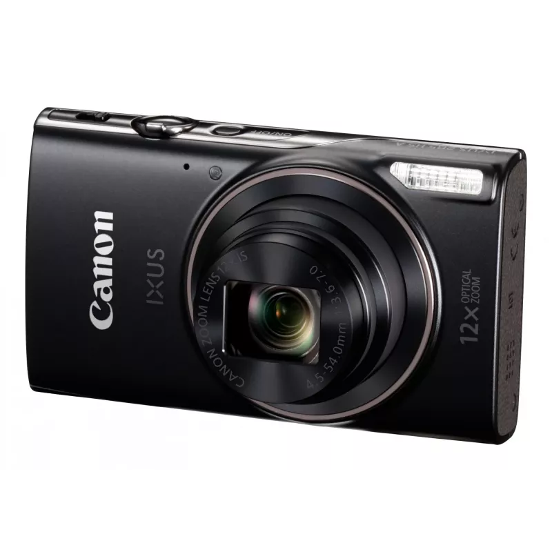 Canon Digital IXUS 285 HS A kompaktkamera 20.2 MP CMOS 12x optiskais tālummaiņas objektīvs Melna