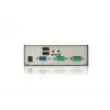 ATEN CS72U 2-portu USB VGA KVM slēdzis ar audio (iekļauti KVM kabeļi), 2048 x 1536 pikseļi, QXGA, 0,142 W, Pelēks