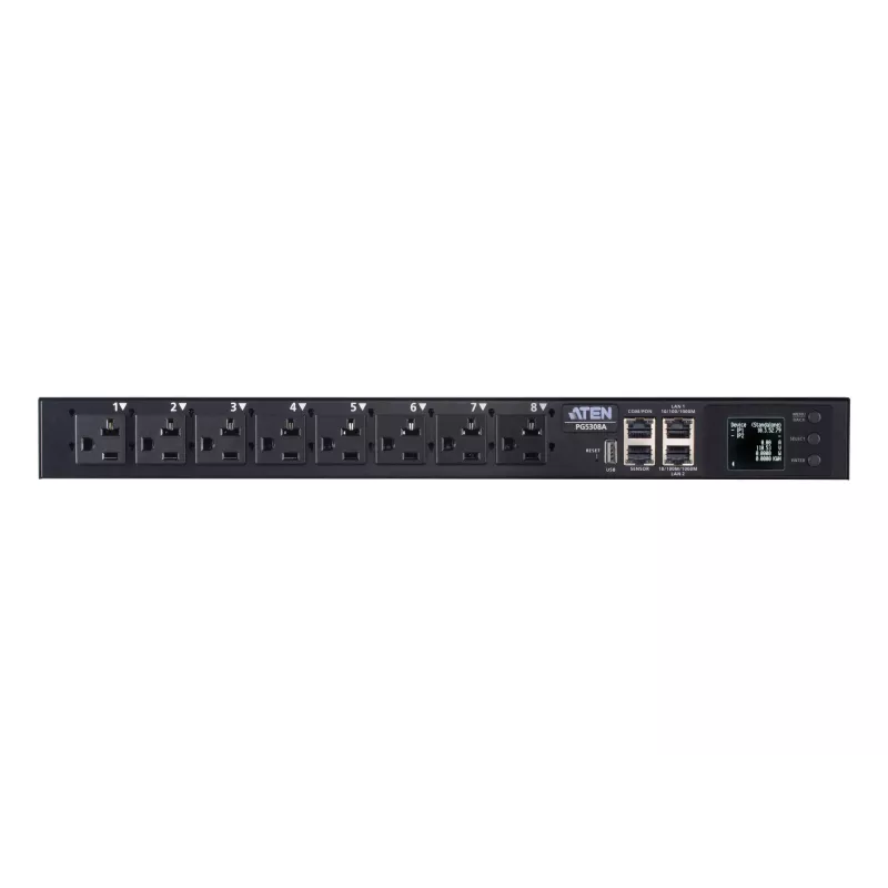 ATEN PG5308 32A 8-izvadu 1U mērītais eko PDU