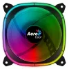 Aerocool ASTRO12 PC dzesētājs 12cm LED RGB pretvibrācijas 6 kontaktu Melns