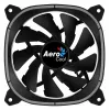 Aerocool ASTRO12 PC dzesētājs 12cm LED RGB pretvibrācijas 6 kontaktu Melns