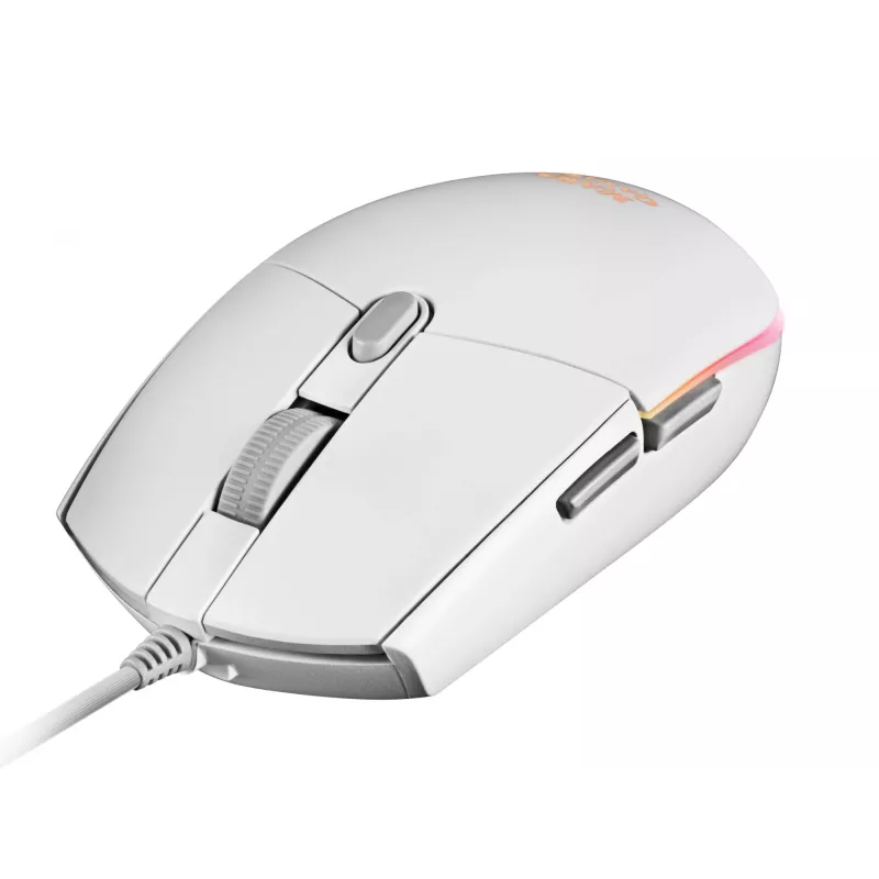 Mars Gaming MMG datorpele, balta, 3200 DPI, USB Type-A, optiska