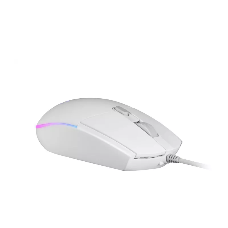Mars Gaming MMG datorpele, balta, 3200 DPI, USB Type-A, optiska