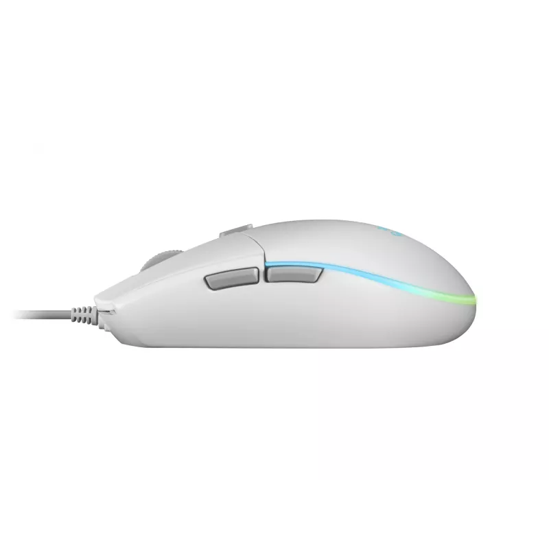 Mars Gaming MMG datorpele, balta, 3200 DPI, USB Type-A, optiska