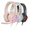 Mars Gaming MH320 austiņas ar mikrofonu, vadu, USB-A, rozā