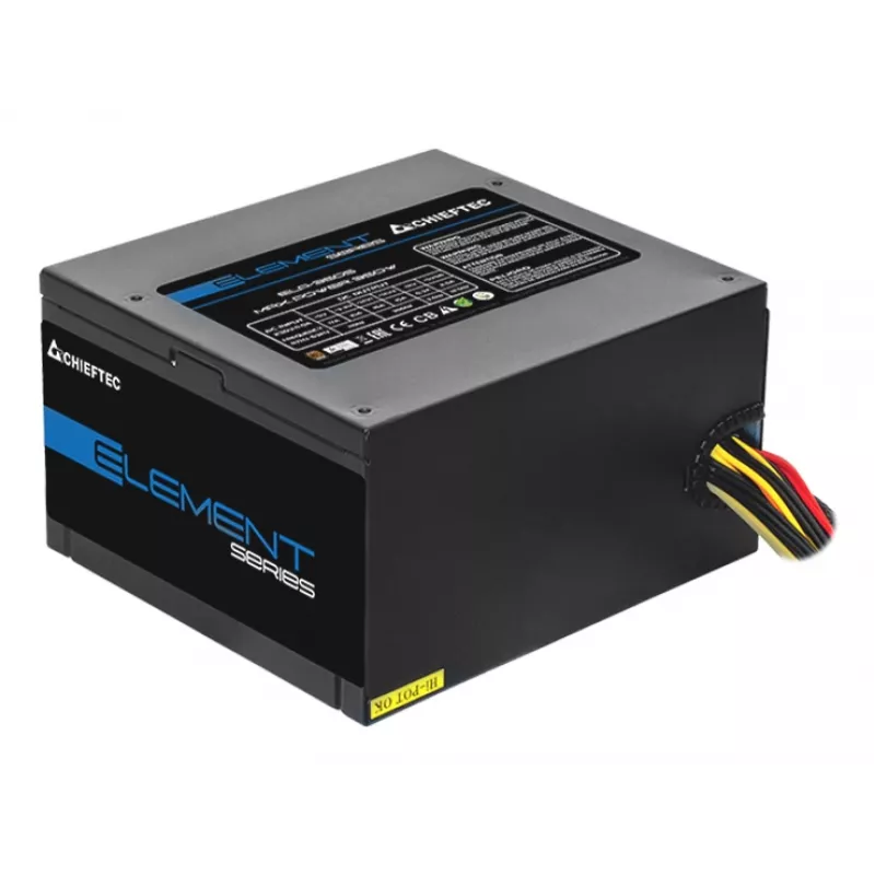 Barošanas bloks Chieftec ELP-500S 500 W 20+4 pin ATX PS/2 Melns