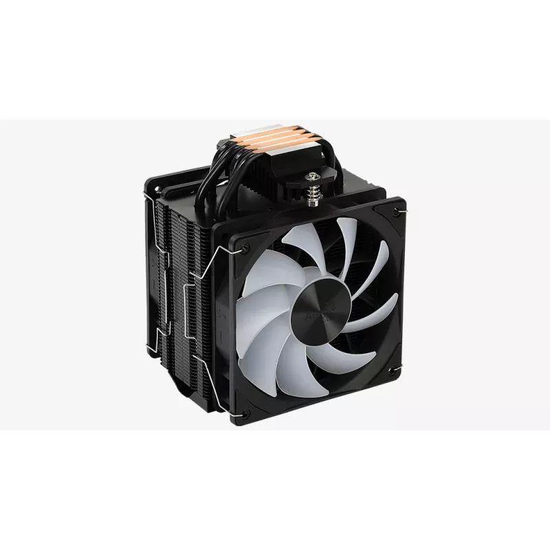 Aerocool Rime 4 Dual procesora dzesētājs 12 cm Melns
