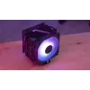 Aerocool Rime 4 Dual procesora dzesētājs 12 cm Melns