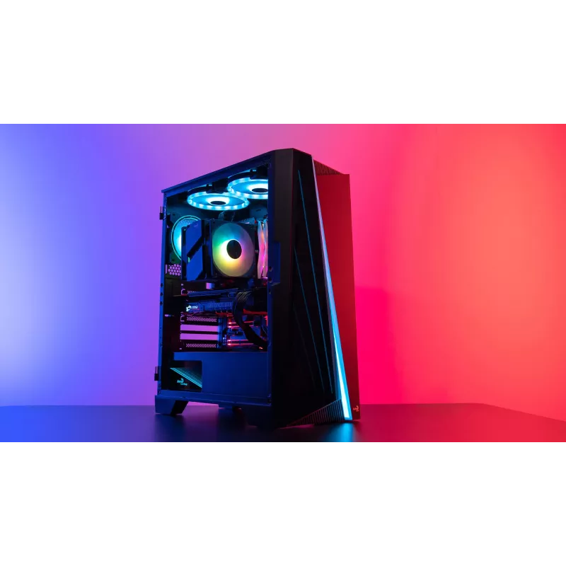 Aerocool Rime 4 Dual procesora dzesētājs 12 cm Melns