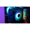 Aerocool Rime 4 Dual procesora dzesētājs 12 cm Melns