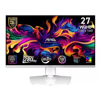 MSI MAG 272QPW QD-OLED X28 26,5 collu QD-OLED spēļu monitors balts