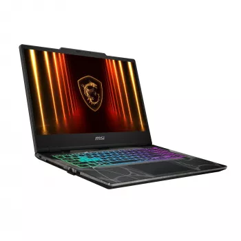 MSI Cyborg 15 B2RWEKG-083NL Intel Core 7 240H klēpjdators 39,6 cm (15,6 collu) Full HD 16 GB DDR5-SDRAM 512 GB SSD NVIDIA® GeForce RTX™ 5050 Wi-Fi 6E (802.11ax) Windows 11 Home Melns