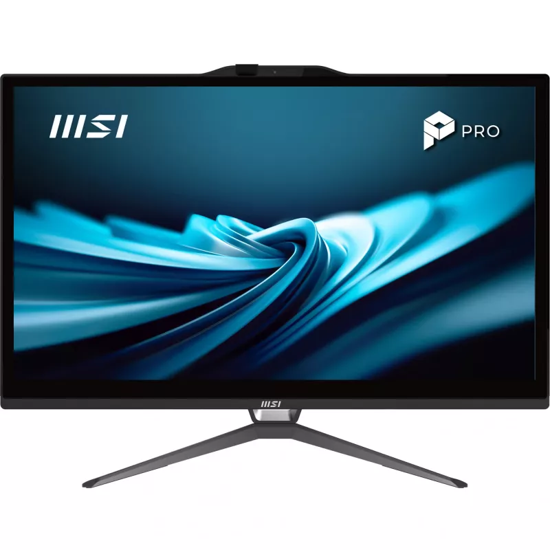 MSI Pro AP222T 14MA-613EU 54,6 cm (21,5 inch) All-in-One dators ar skārienekrānu, Intel Core i3-14100, 8 GB DDR4, 512 GB SSD, Windows 11 Home, melns