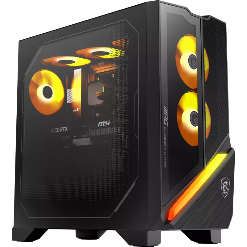 MSI MPG Infinite Z3 X3D 9NVRR7-848EU galddators ar AMD Ryzen™ 7 9800X3D, 32 GB DDR5, 1 TB SSD, NVIDIA GeForce RTX 5070 Ti, Windows 11 Home, melns