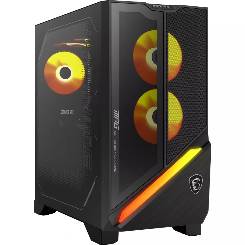 MSI MPG Infinite Z3 X3D 9NVRR7-848EU galddators ar AMD Ryzen™ 7 9800X3D, 32 GB DDR5, 1 TB SSD, NVIDIA GeForce RTX 5070 Ti, Windows 11 Home, melns