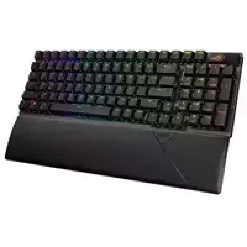 ASUS ROG Strix Scope II 96 Wireless spēļu klaviatūra, USB + RF bezvadu + Bluetooth, QWERTY US English, melna
