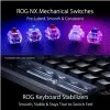 ASUS ROG Azoth tastatūra Gaming USB + RF Bezvadu + Bluetooth Balta
