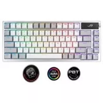 ASUS ROG Azoth tastatūra Gaming USB + RF Bezvadu + Bluetooth Balta