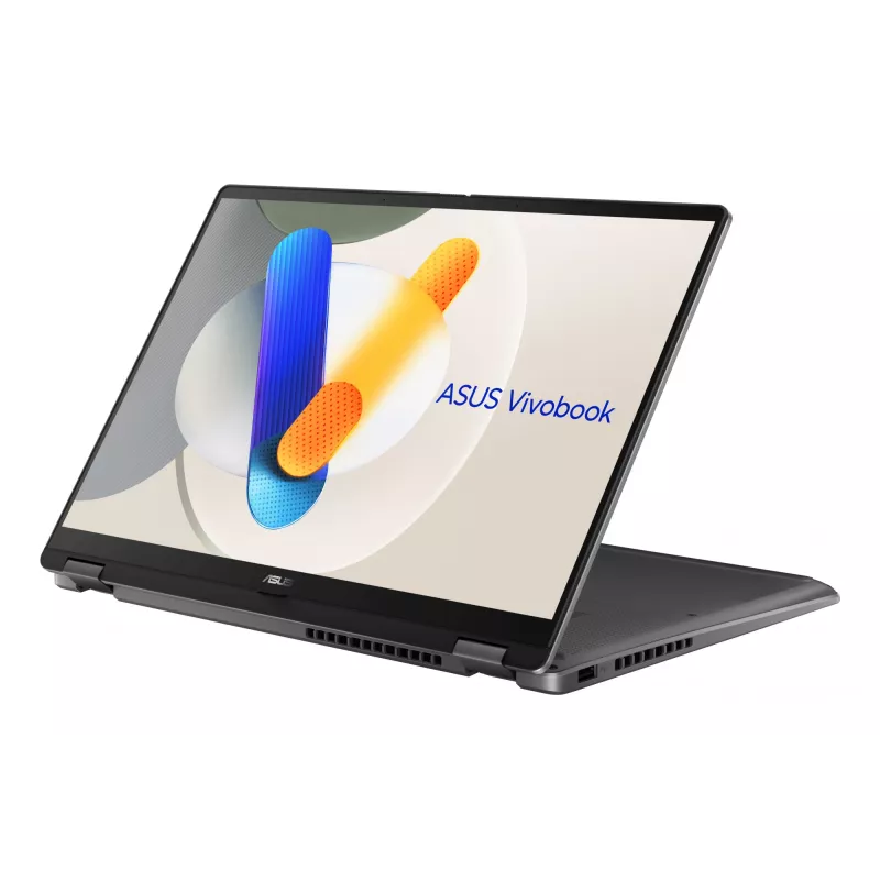 ASUS Vivobook 14 Flip TP3407SA-QL023W Copilot+ PC Intel Core Ultra 7 258V Hibrids (2-in-1) 35.6 cm (14 colli) Skārienekrāns WUXGA 32 GB LPDDR5x-SDRAM 1 TB SSD Wi-Fi 7 (802.11be) Windows 11 Home Vācu pelēks