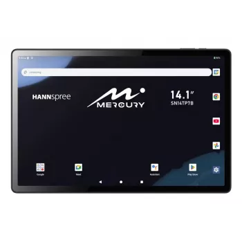 Hannspree Mercury Mediatek LTE 128 GB 35,8 cm (14,1 collu) 6 GB Wi-Fi 5 (802.11ac) Android 15 Melns