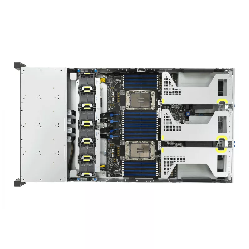Rack serveris ASUS RS720-E12-RS8G 3,2 kW redundantais barošanas bloks, 8 karstās maiņas nodalījumi