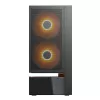 COUGAR CFV235 Vision PC korpuss Midi Tower — ARGB, 23.3 cm LCD 1920×462, Mesh, Priekšā 2×160 mm, Aizmugurē 1×120 mm, Melns