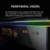 COUGAR CFV235 Vision PC korpuss Midi Tower — ARGB, 23.3 cm LCD 1920×462, Mesh, Priekšā 2×160 mm, Aizmugurē 1×120 mm, Melns