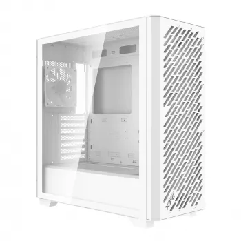 XPG VALOR AIR PRO Mid-Tower korpuss, balts, ATX/EATX/micro ATX/Mini-ATX, SPCC, rūdīts stikls