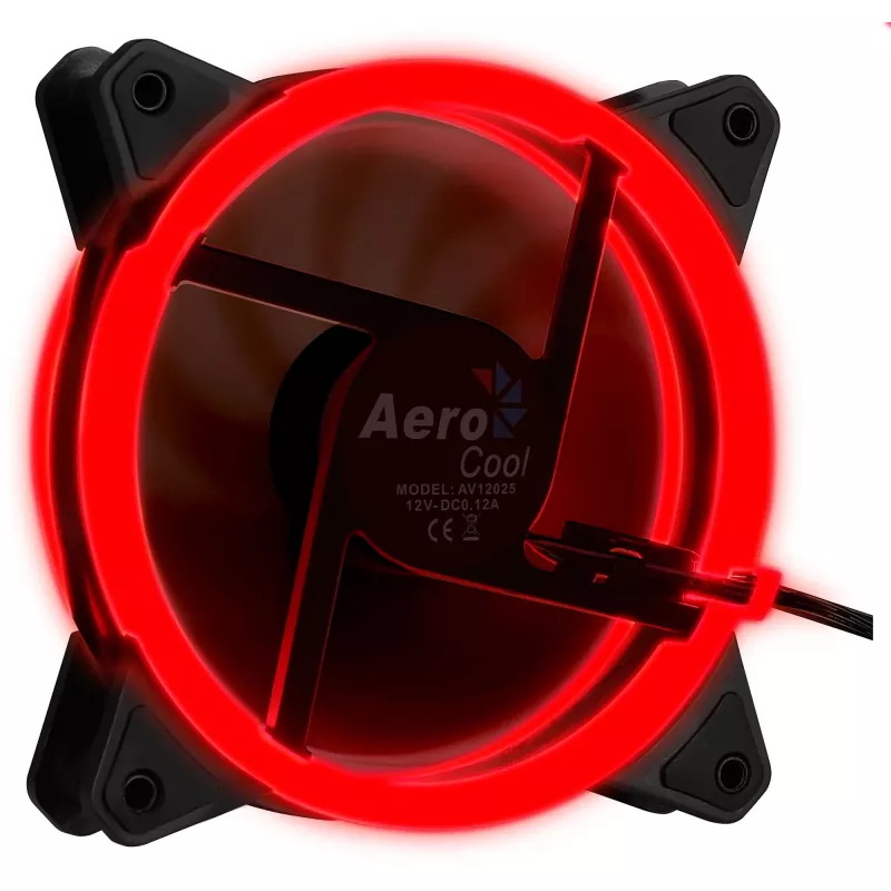 Aerocool Rev RGB datora ventilators 12 cm Melns