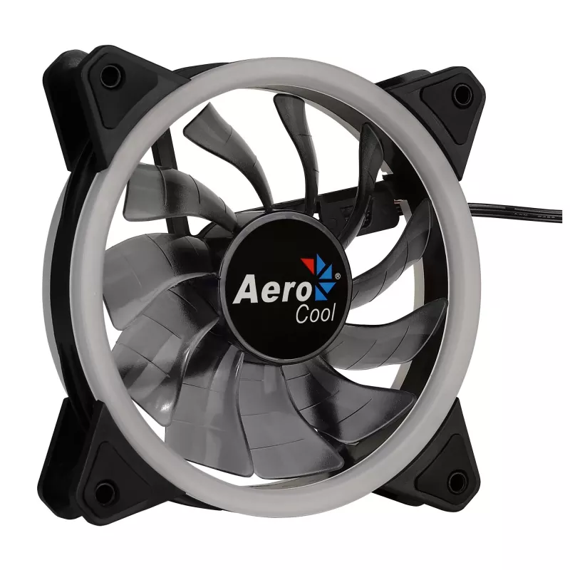 Aerocool Rev RGB datora ventilators 12 cm Melns