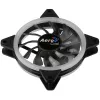 Aerocool Rev RGB datora ventilators 12 cm Melns