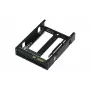 QNAP QDA-A2AR - iekšējais RAID korpuss - 3.5 līdz 2 x 2.5 (8,9 cm līdz 2 x 6,4 cm) - RAID 0, 1, JBOD - SATA 6Gb/s
